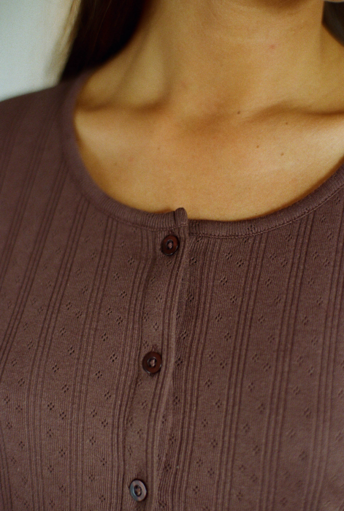 Top Maud - Marron