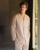 Chemise homme Flaine, coton bio beige
