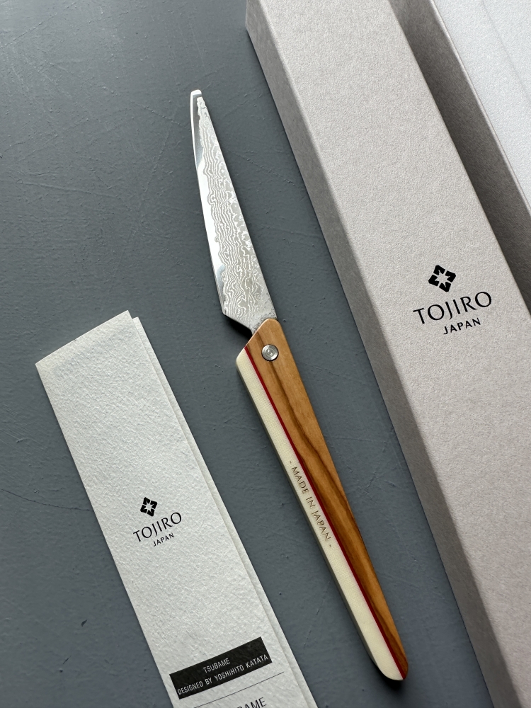 TOJIRO Tsubame Table Knife (Olive x White)