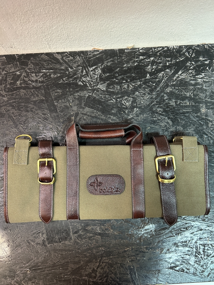 17 POCKET CANVAS KNIFE BAG BOLDRIC