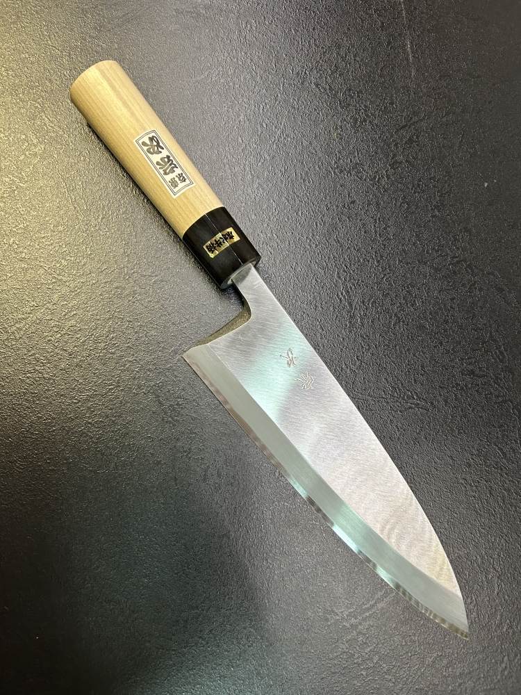 Morihei Munetsugu White #2 Deba 210mm Ho Wood Handle