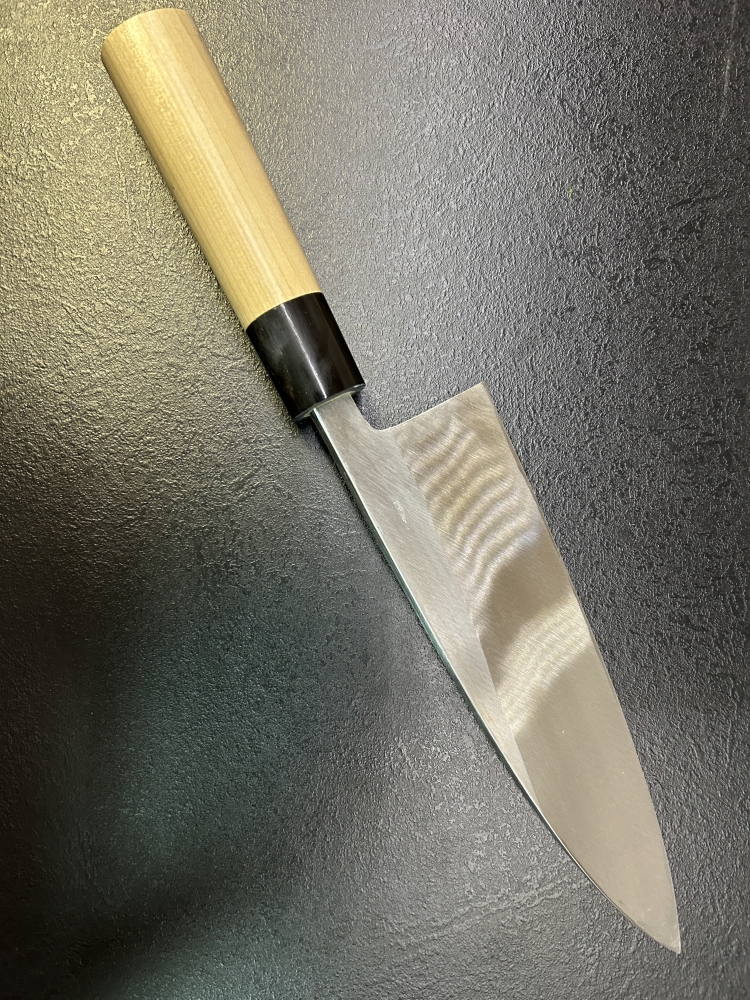 Morihei Munetsugu White #2 Deba 210mm Ho Wood Handle