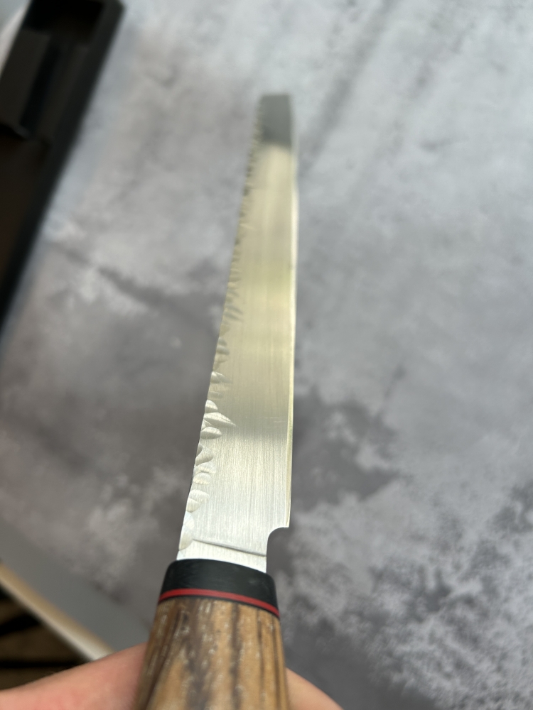 MVE Handmade prosciutto knife - ziricote
