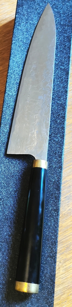 Takeshi Saji 240mm mirror damascus gyuto