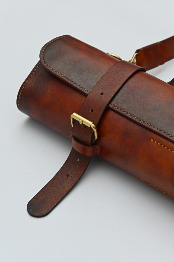  Natural Leather Knife Bag, hand made 