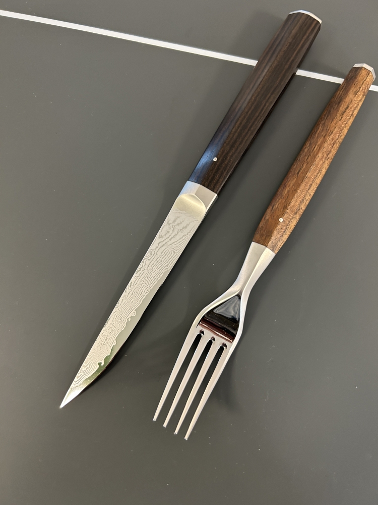 WAKIZASHI TABLE FORK/ STEAK KNIFE DESIGN BY YOSHIHITO KATATA