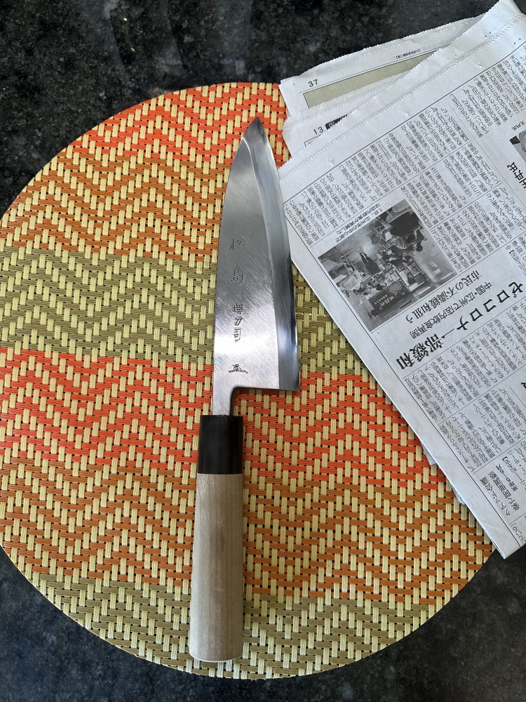 Deba knife Sakai Tohji 180mm