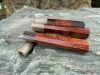 Vietnamese Rosewood & White Horn Knife Handle (WA)