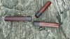 Vietnamese Rosewood & Black Horn Knife Handle