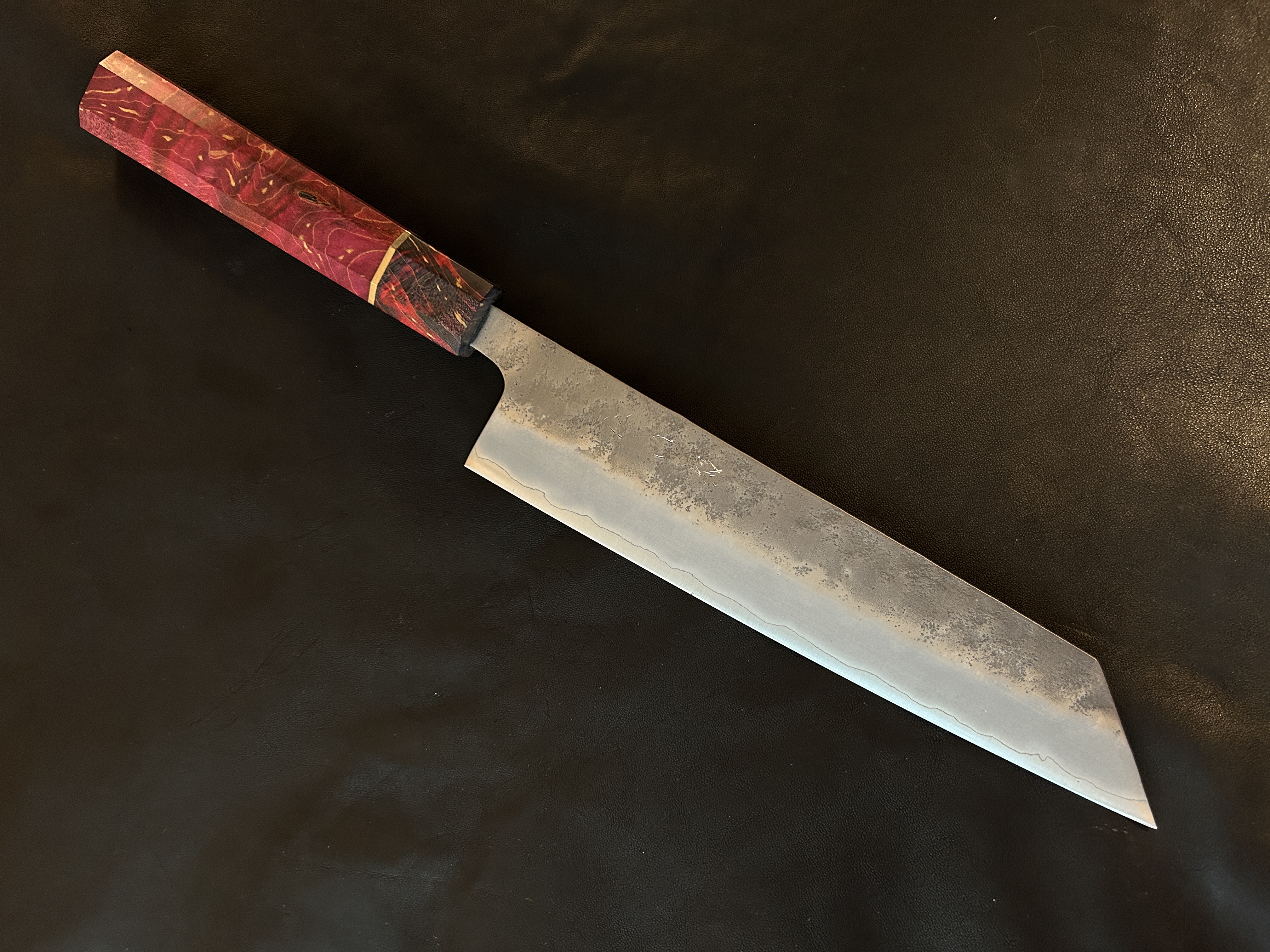 HOKIYAMA KIRITSUKE GINSANKO 210MM custom handle