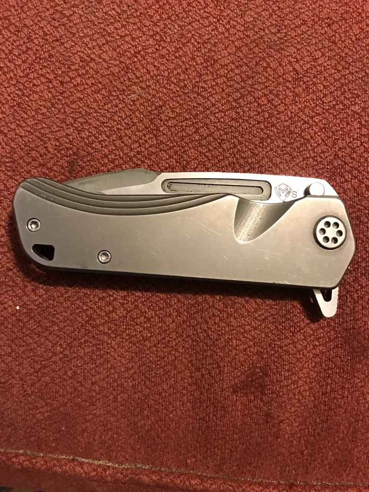 MKT Medford Proxima framelock 3.8” tumbled s35vN drop point plain blade