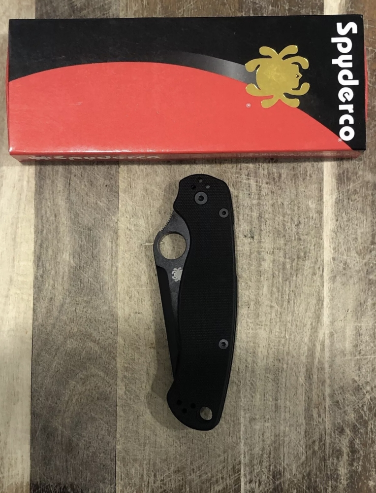 Outdoor Folding Knife Tanto Blade Spyderco