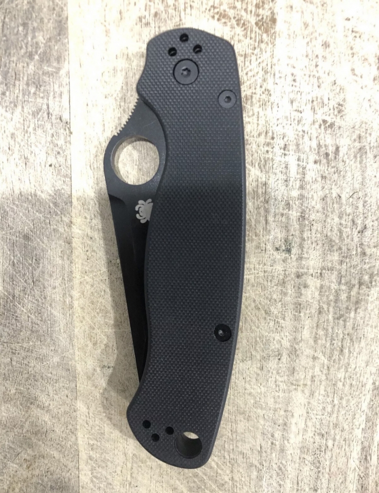 Outdoor Folding Knife Tanto Blade Spyderco