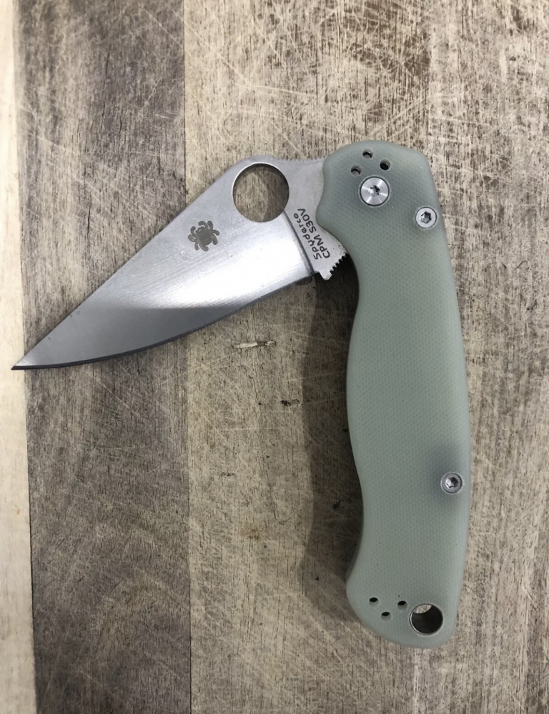 Outdoor Folding Knife G10 Handle Spyderco