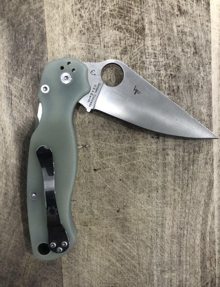 Outdoor Folding Knife G10 Handle Spyderco