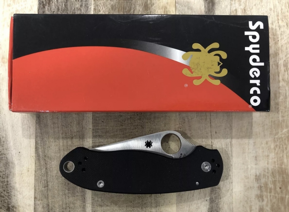 Outdoor Folding Knife G10 Handle Spyderco 