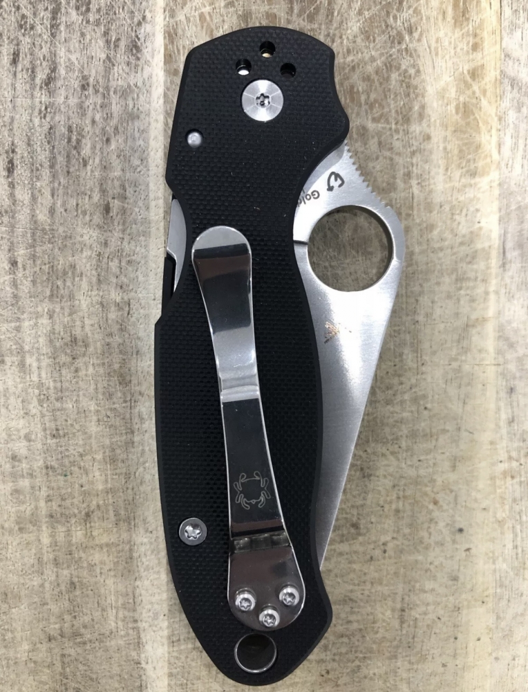 Outdoor Folding Knife G10 Handle Spyderco 