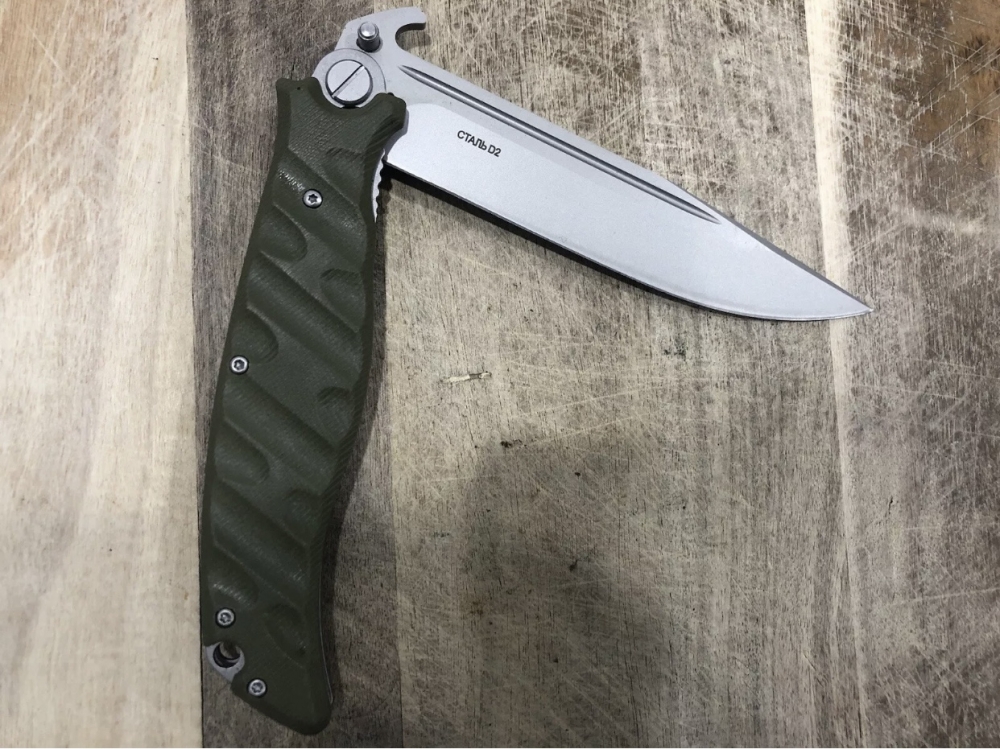 HOKC D2 Russian Tactical Folding Knife