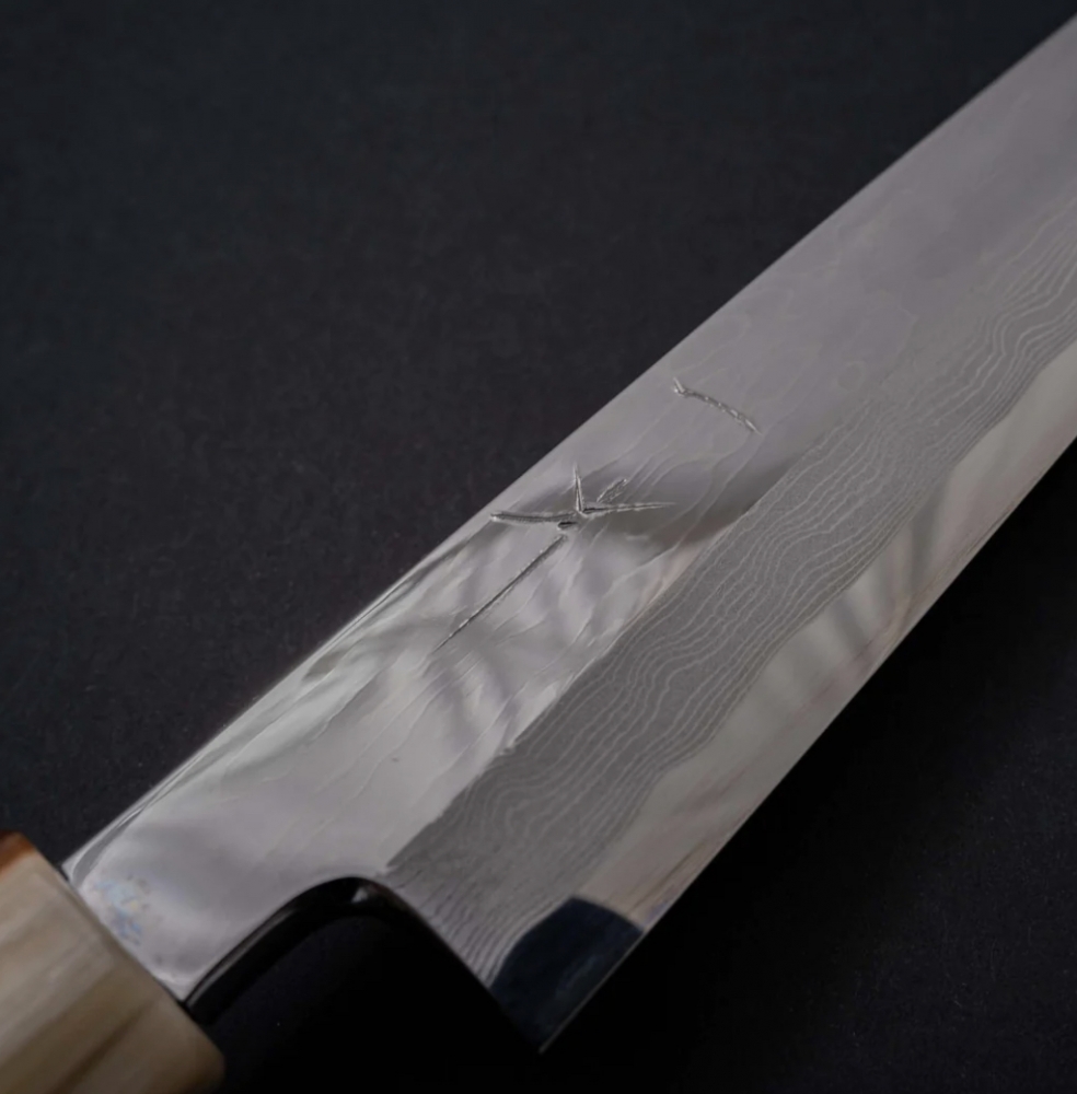 Hitohira Kikuchiyo Mosuke Enmon White #1 Yanagiba 300mm Ziricote Handle 