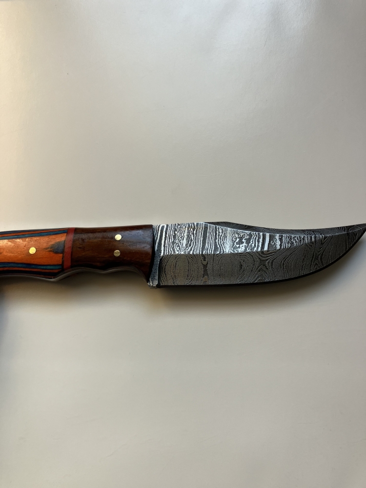 Hand forged Damascus blade knife!