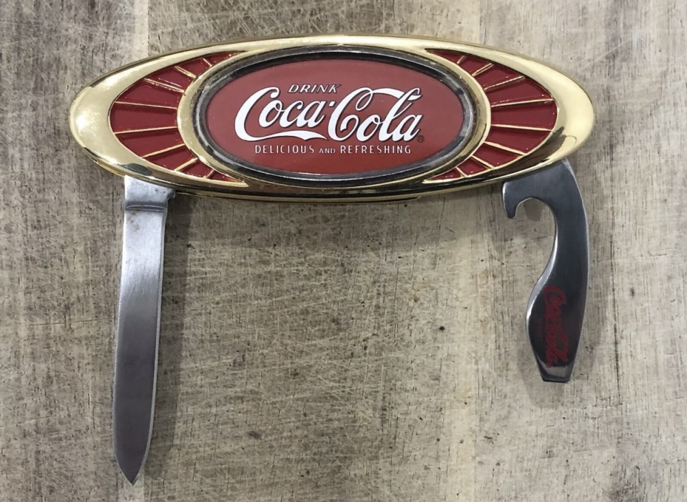 Franklin mint Coca Cola collectors knife 