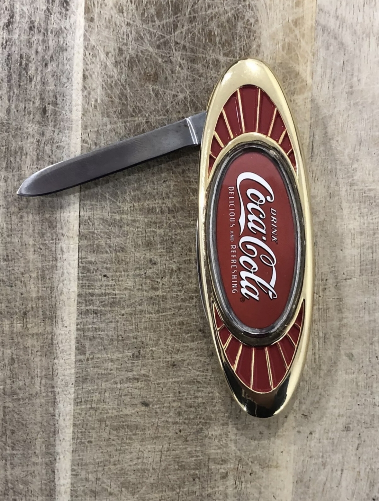 Franklin mint Coca Cola collectors knife 