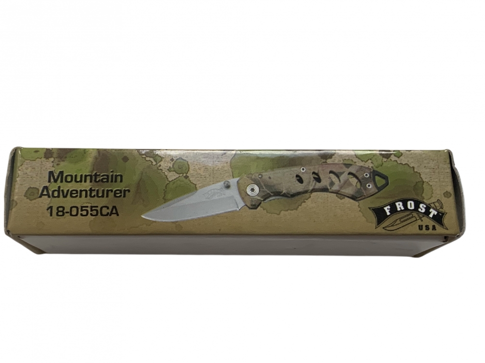 FROST CUTLERY Mountain Adventurer Framelock Camo Knife