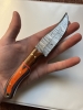 Hand forged Damascus blade knife!