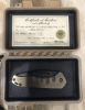 Medford Praetorian Slim S35VN Tumbled Drop Point Bronze Titanium framelock knife