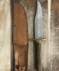 Vintage 1960s Bowie Fixed Blade Knife 5 1/2” J.Nowill & Sons Sheffield England