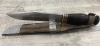 VINTAGE WILLIAM RODGERS ‘I CUT MY WAY’ 6” BOWIE BLADE KNIFE & SHEATH SHEFFIELD