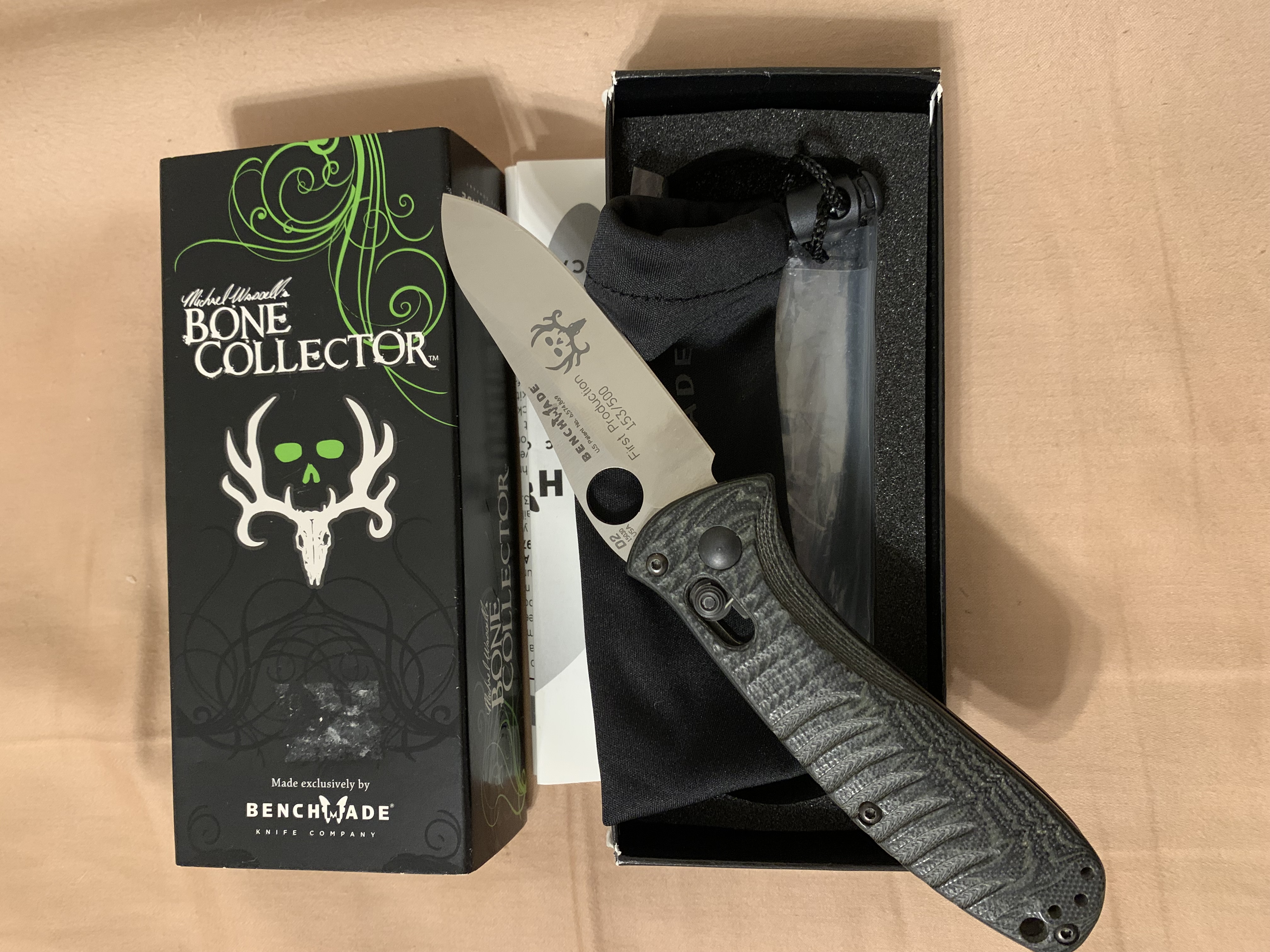 Benchmade Bone Collector 1st production run