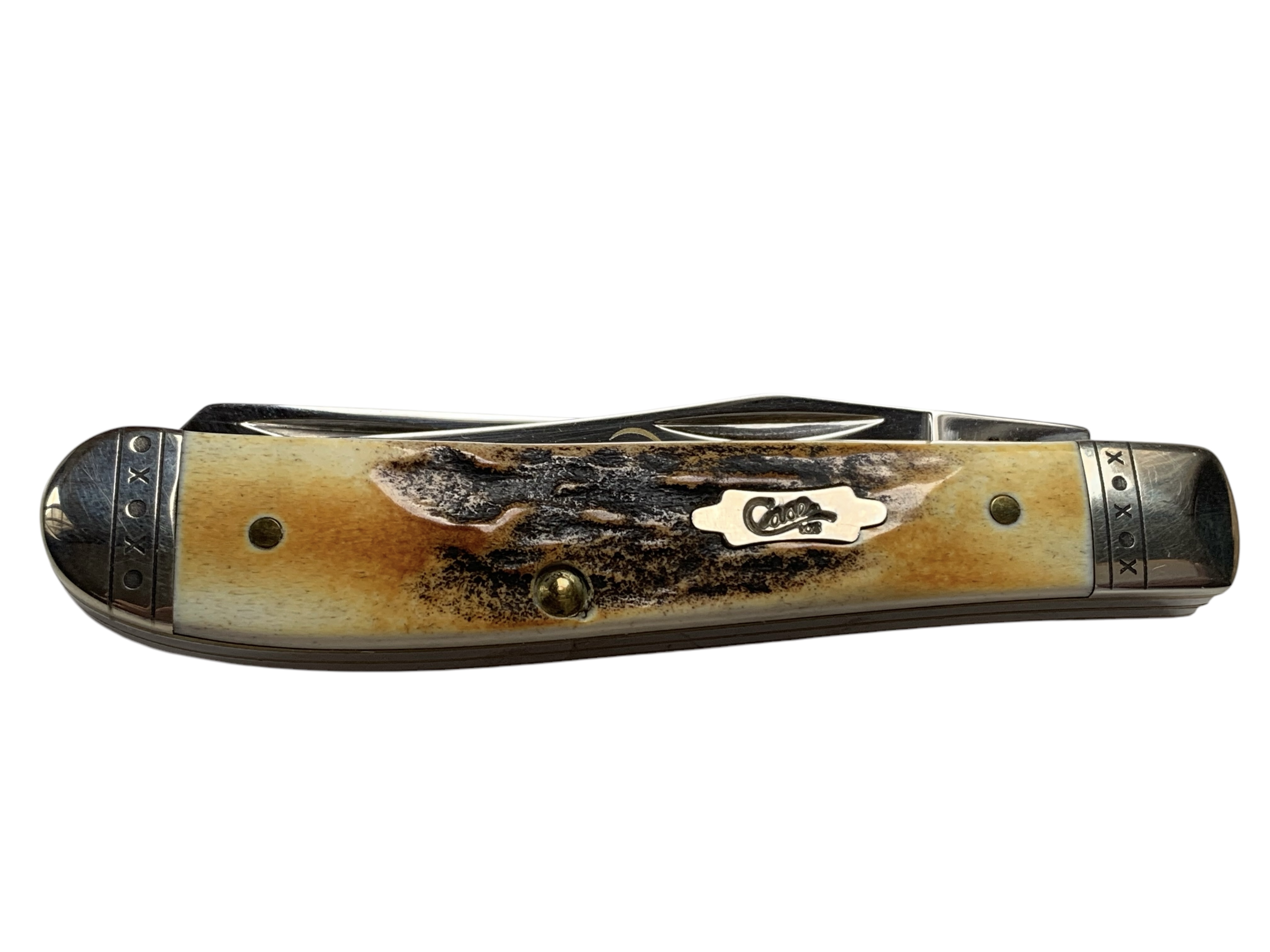 OS1369様の専用 Case XX USA Genuine Stag 5207 SS Mini Trapper Knife in Box