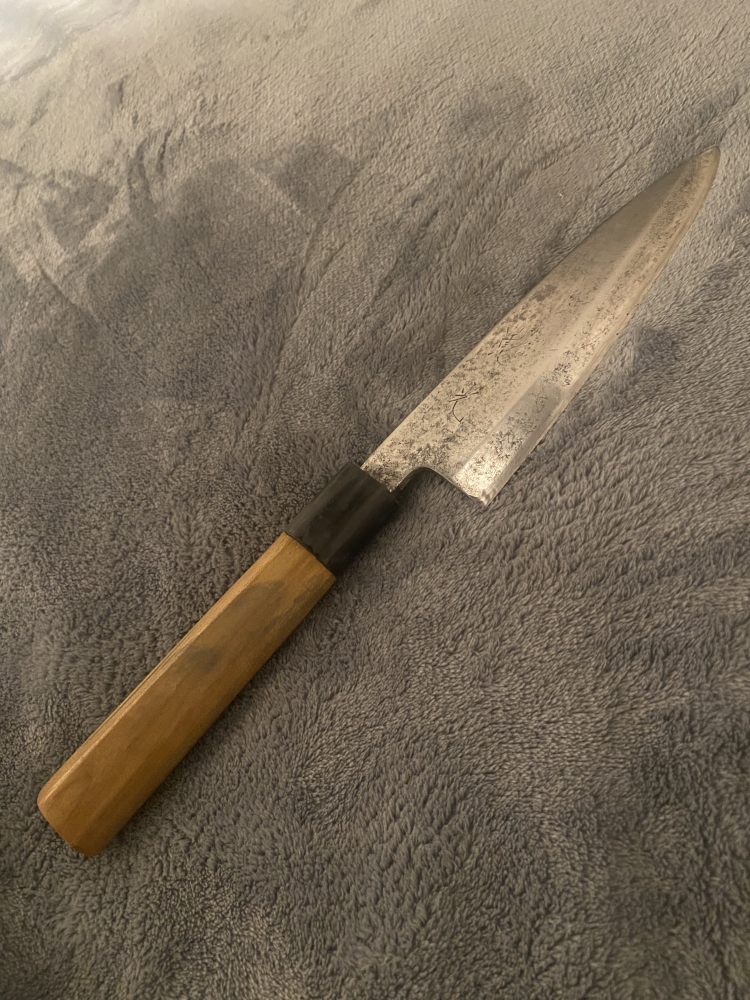 Vintage japanese  high carbon steel knife 