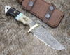 Bowie Knife, Fixed blade, Damascus knife.