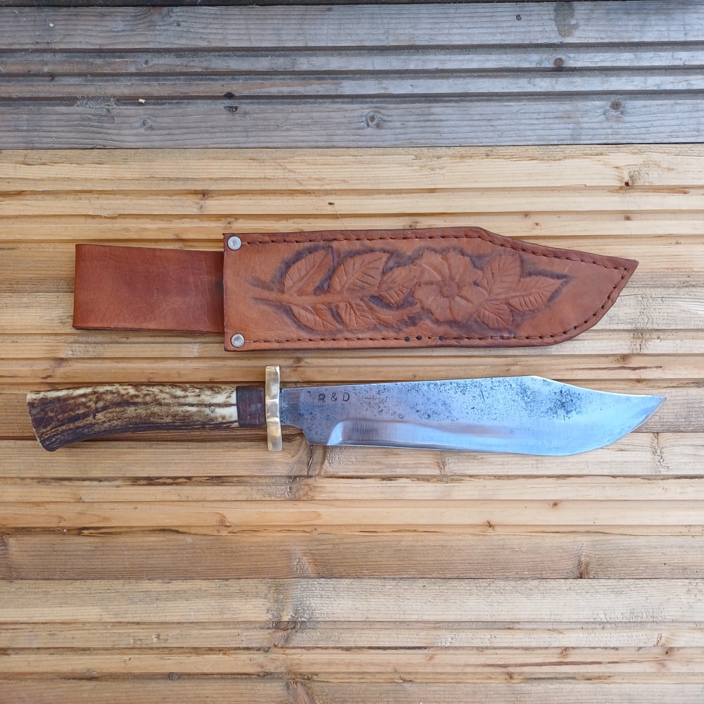 Rose&Dagger Bowie II - Hand Forged