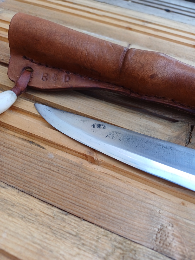 Rose&Dagger Fixed Hunters Knife - Hand Forged