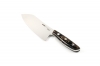 SABOL BROTHERS 165 mm western style Santoku made of Uddeholm ELMAX and Raffir Noble Black Brass and Bronze handle