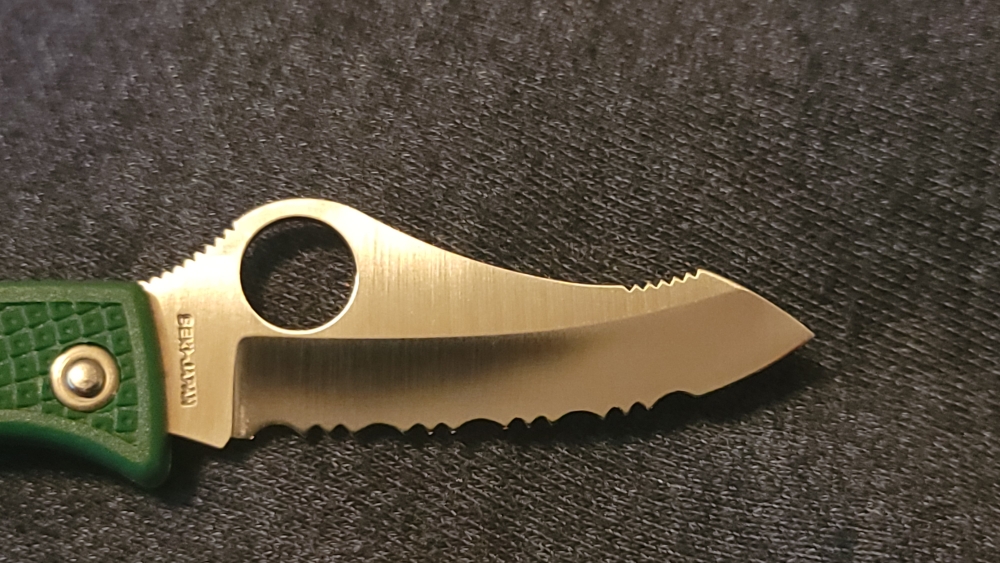 Spyderco Jester Key Ring Knife Spyderedge \"RARE\"