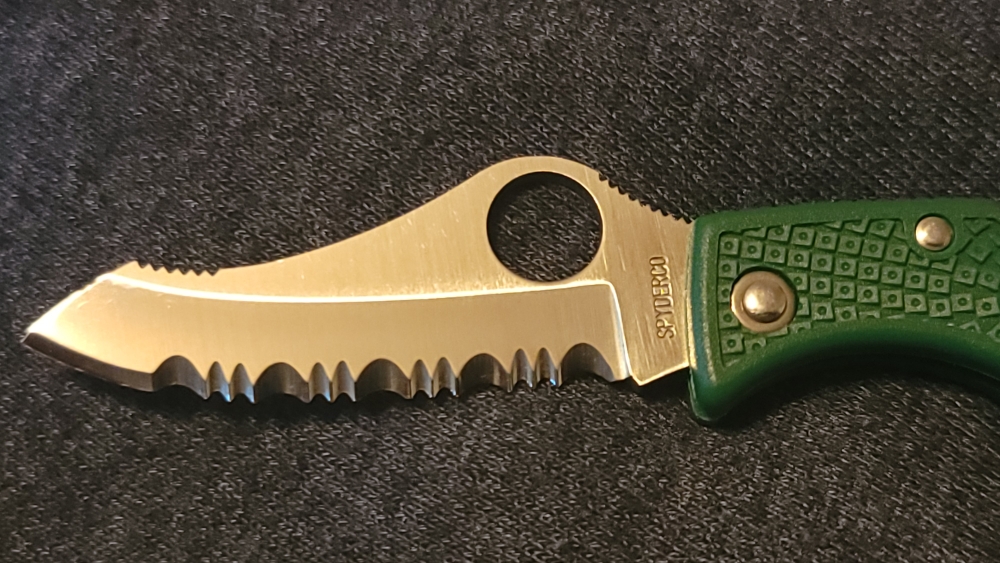 Spyderco Jester Key Ring Knife Spyderedge \"RARE\"