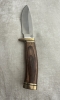 BUCK USA VANGUARD 192 FIXED BLADE KNIFE W/ LEATHER SHEATH. NEVER USED 2007