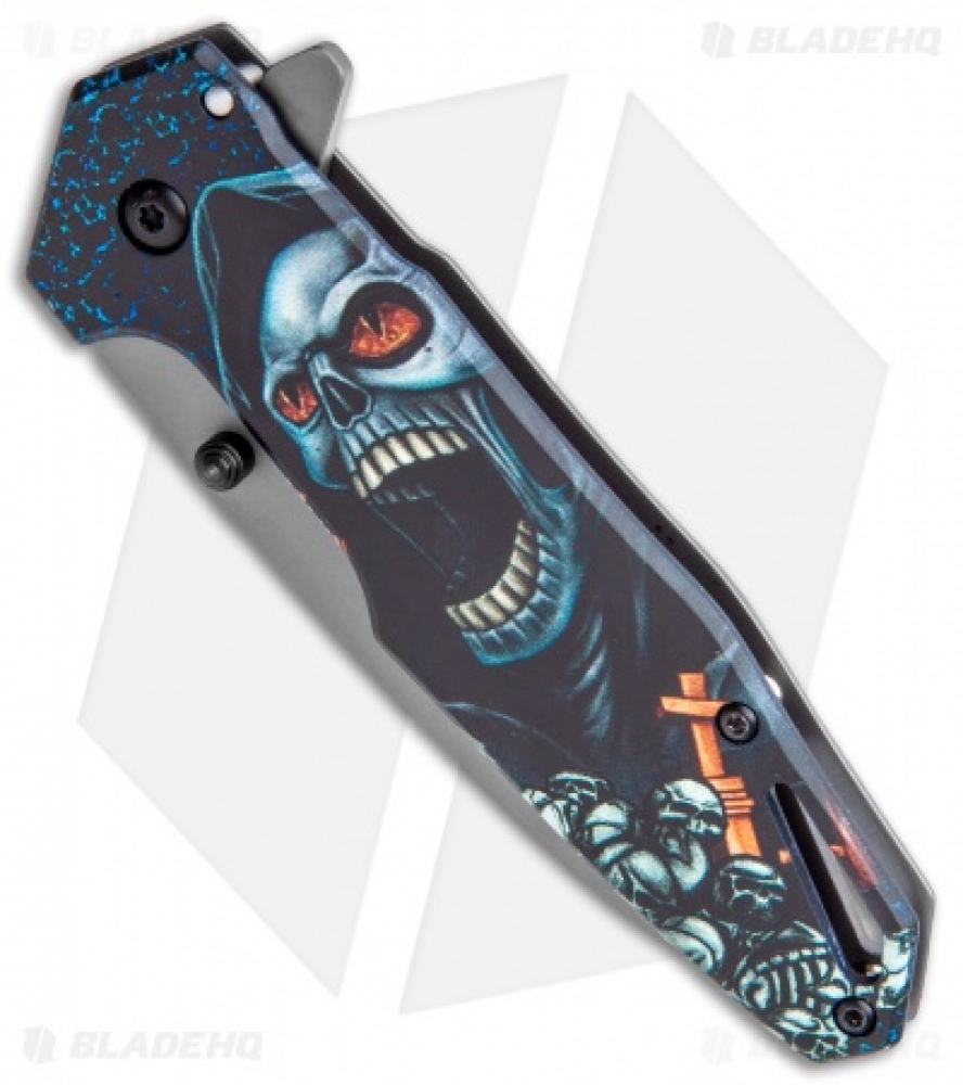 Magnum by Böker Screaming Skull Pocket Knife