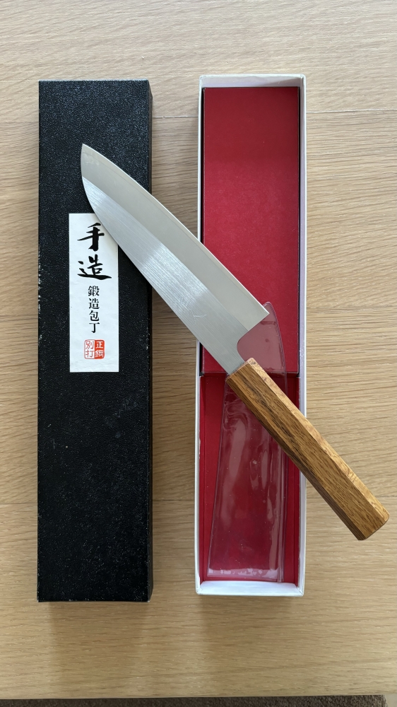 TSUNEHISA SRS13 SANTOKU OAK 165 MM