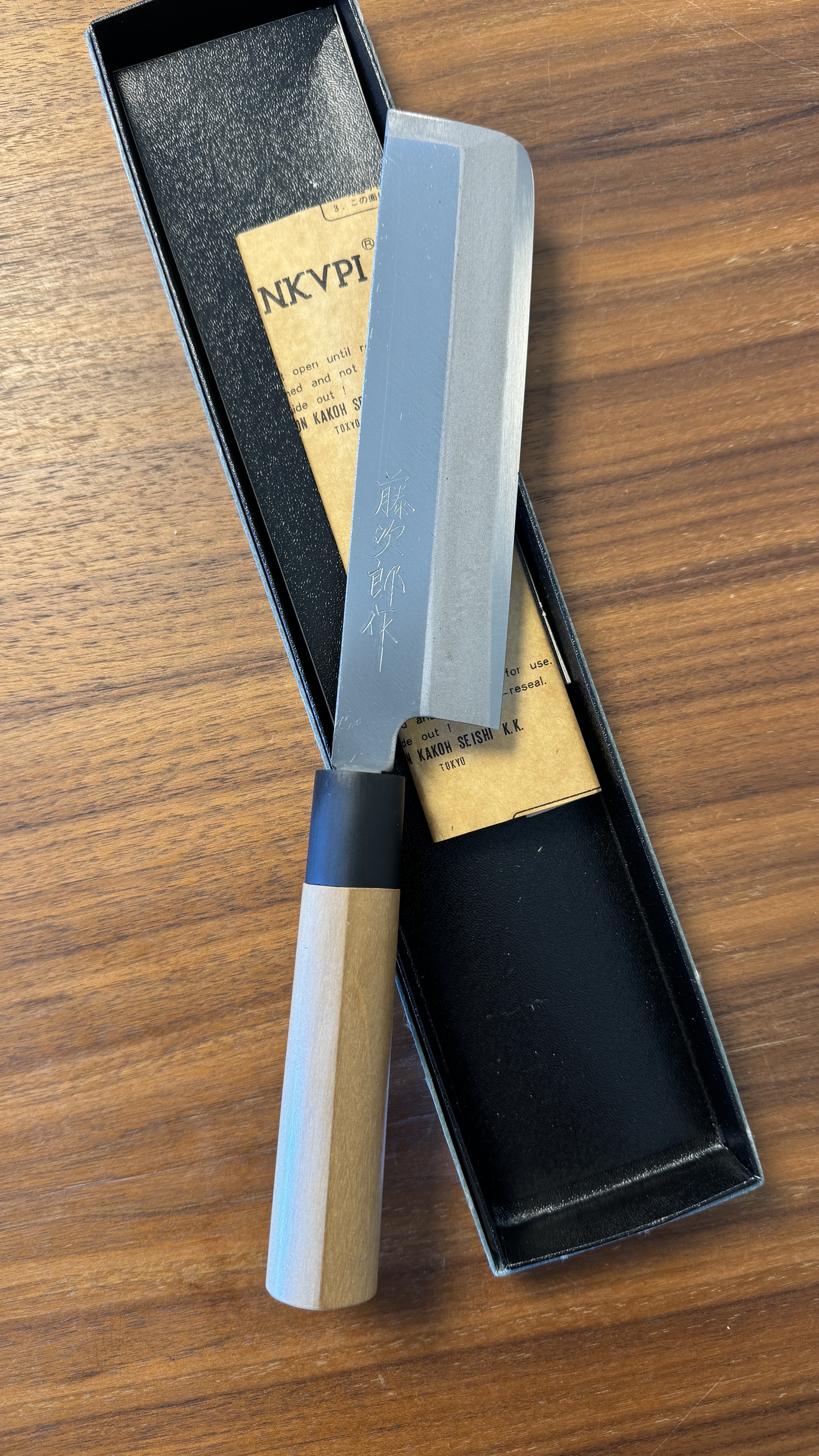 TOJIRO Shirogami Steel Usuba (Square Cut) 165mm