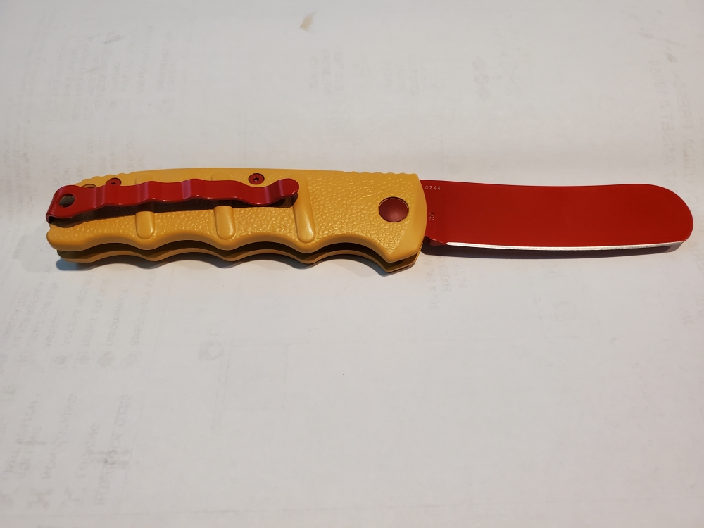 Boker Wiener Warrior Kalashnikov Automatic Knife (3.25\" Red) Hot Dog SOLD OUT AT BLADE HQ!