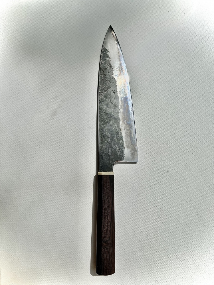 Morihei Hisamoto Kurouchi White #2 Extra Height Gyuto 210mm 