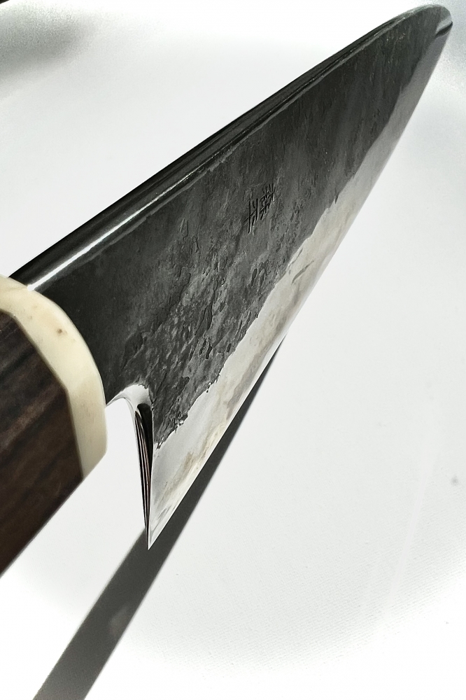 Morihei Hisamoto Kurouchi White #2 Extra Height Gyuto 210mm 