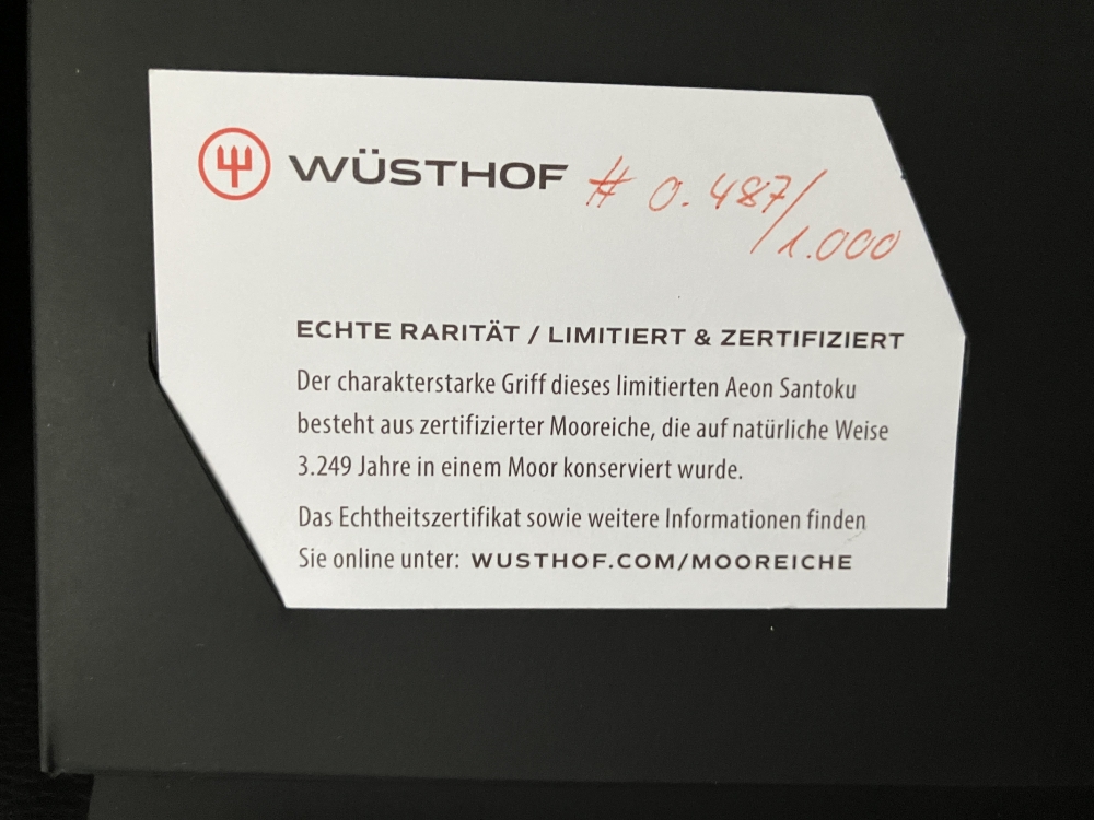 Wüsthof AEON santoku 200 mm (#487/1000)