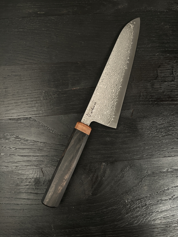 Sikuri studio, 185mm VG-10 Santoku with wa handle