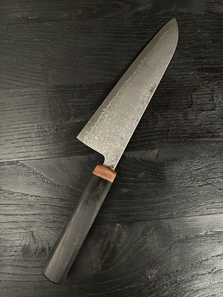 Sikuri studio, 185mm VG-10 Santoku with wa handle